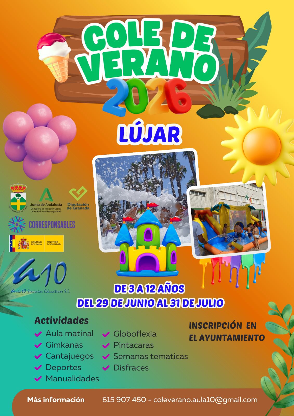 Cole de verano 2026